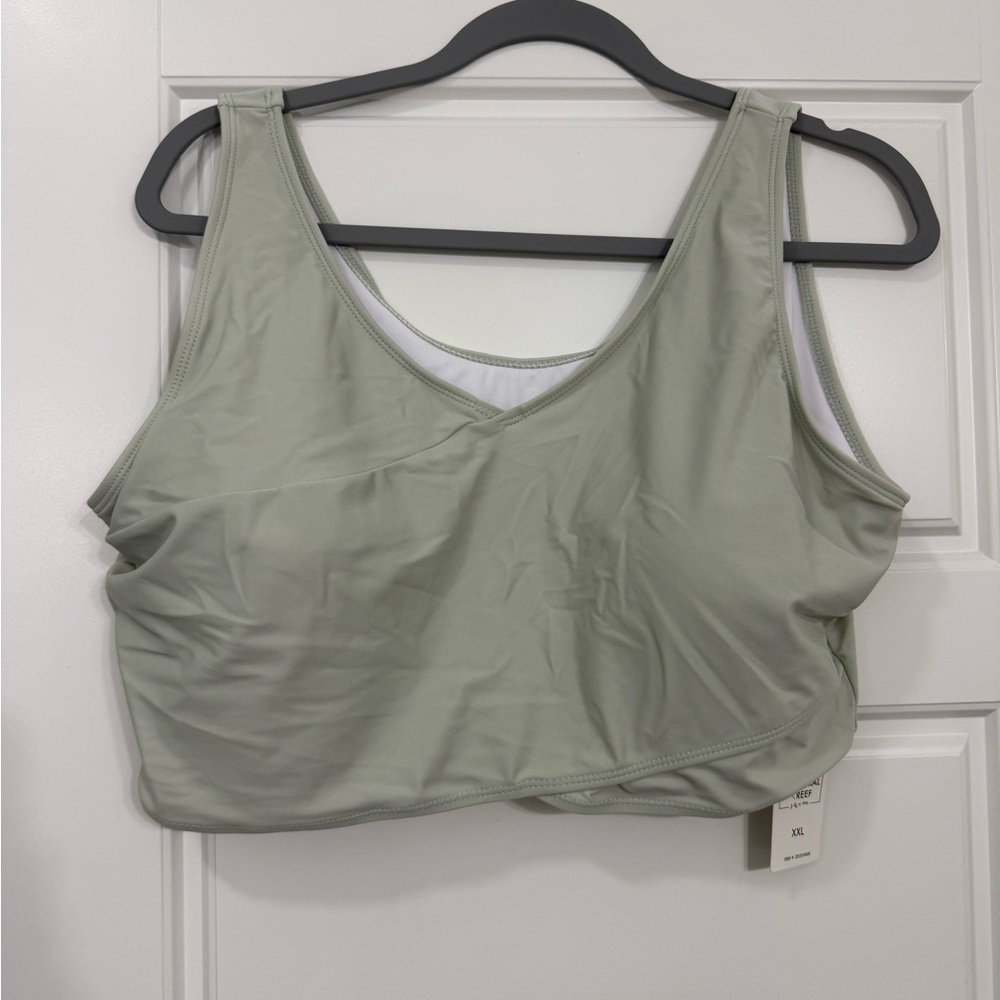 Elegant Light Green Bikini Top